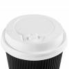 Lid for 8 oz. Ripple Wall Paper Coffee Cups - 1000/cs