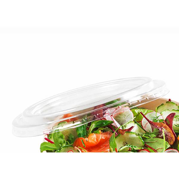 PET Lids for Bio Bamboo Pulp Salad Container 25 oz.