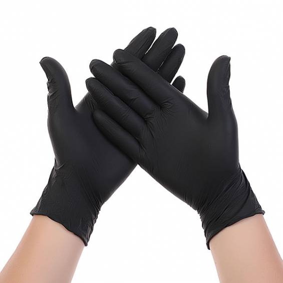 Black Nitrile Disposable Glove - size XL - 100/box