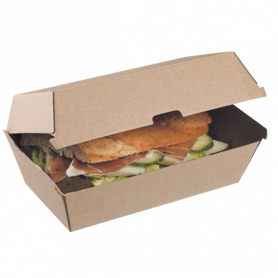 Kraft To Go Box 6 x 4.9 in. 200/Case