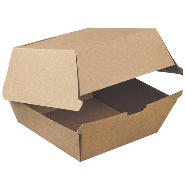 Premium Kraft Burger Box 4 in. - 250/Cs.