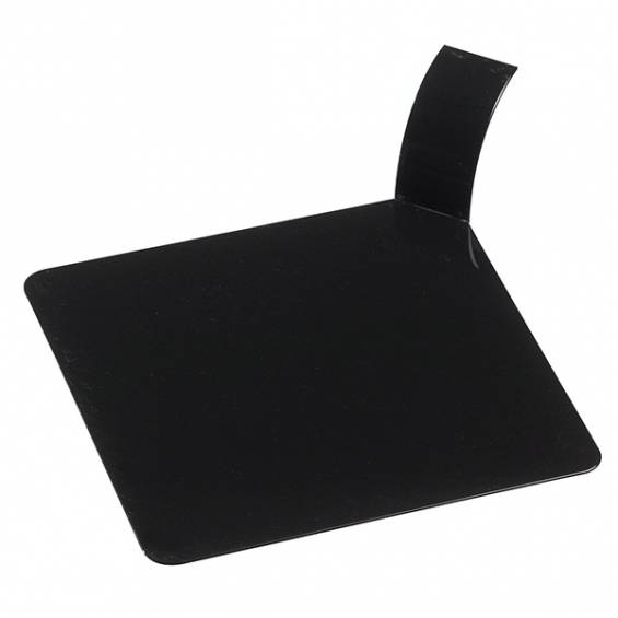 Square Black Recyclable Dessert Board - 100/Case