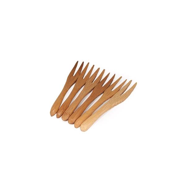 Mini Bamboo Fork 3.5 in. 100/cs - $0.39/pc