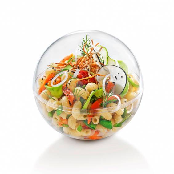 First Class Salad Container With Dome Lid 5.5 In